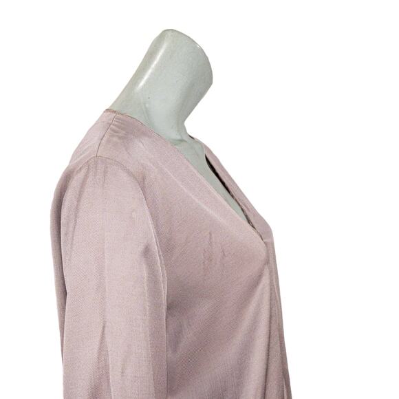 Forte_Forte Italy Women's Vneck Blouse in light purple Size 2 - Picture 8 of 8